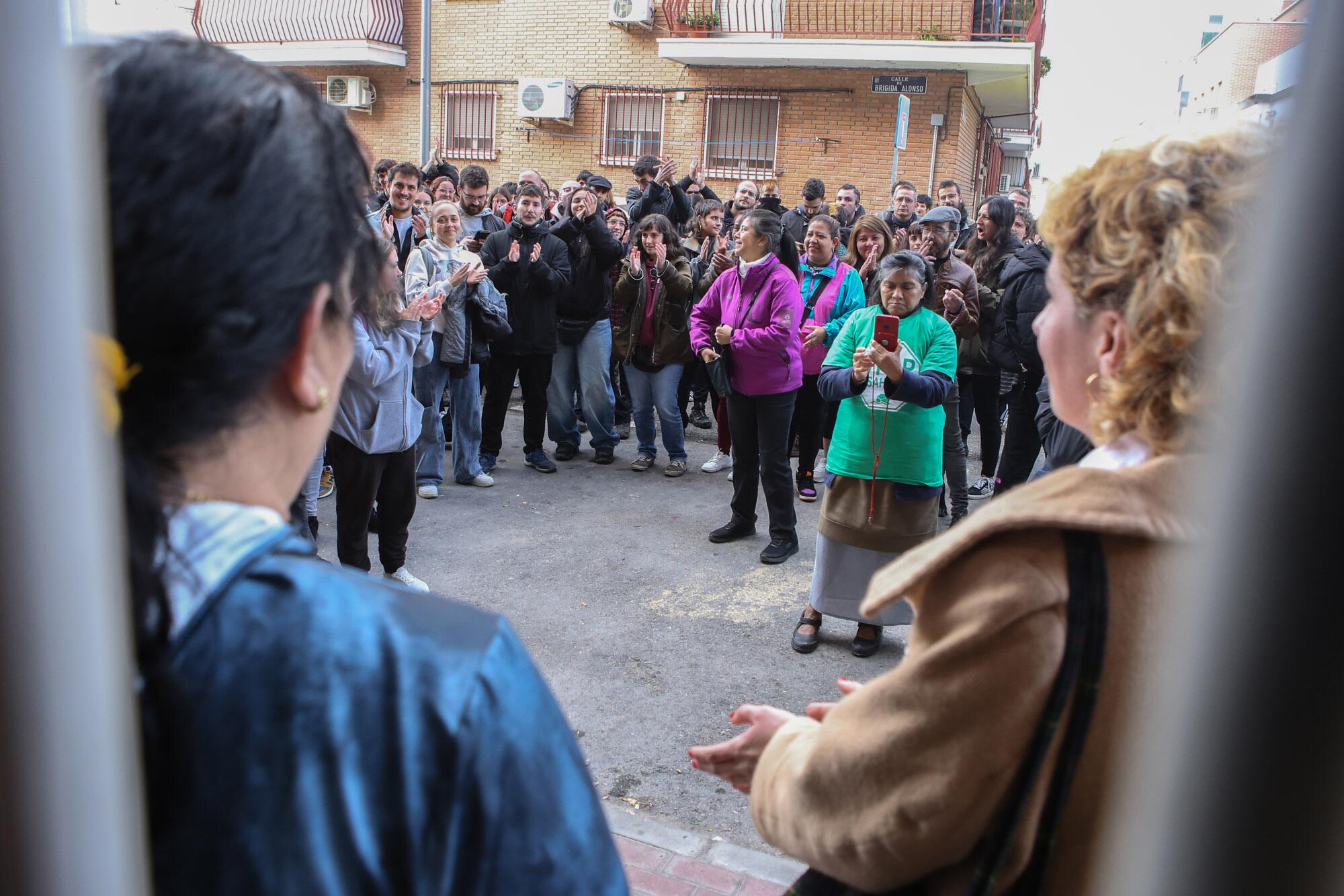Desahucio Pilar PAH Vallecas tercer intento - 16